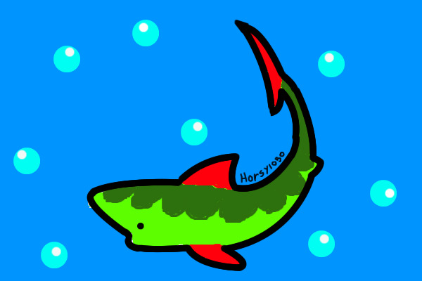 Colored sharky.