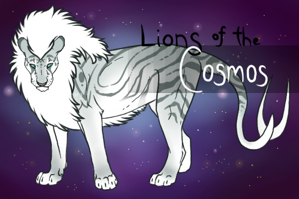 Lions of the Cosmos - For Customs and Color-in's