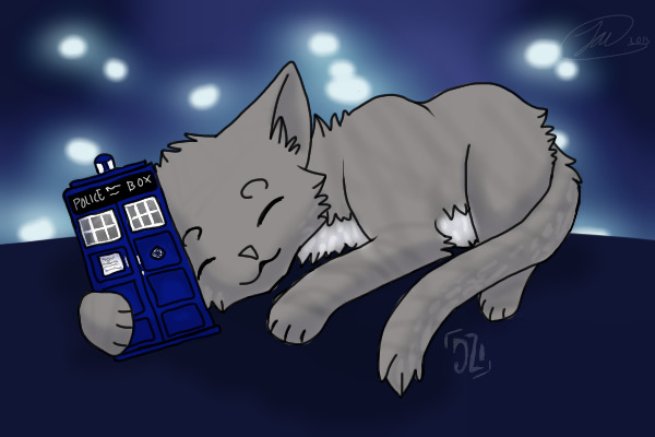 Kitty and her TARDIS