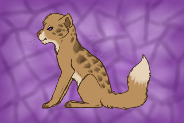 tawny on purple