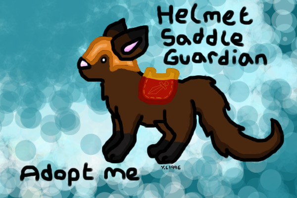 Helmet saddle guardian adoptable