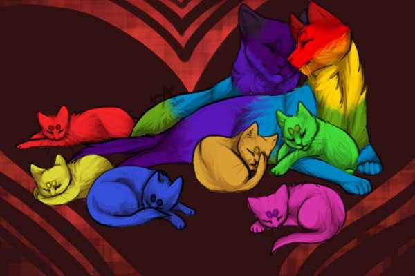 Rainbow Kitties!
