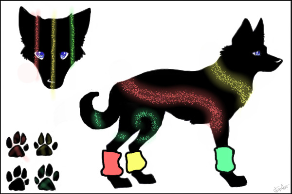 Glow dog entry