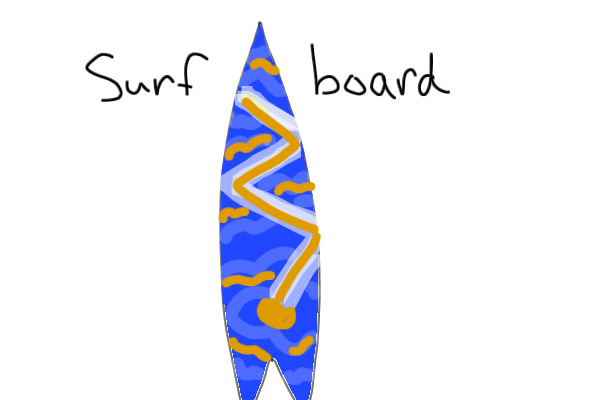 This is lightnings Surfboard!