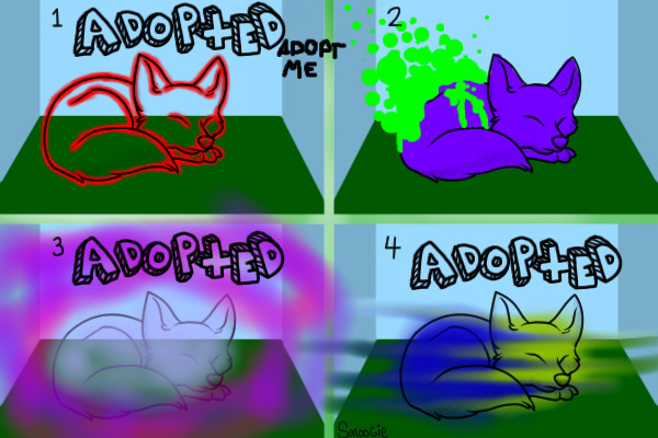 ghost foxes for adoption