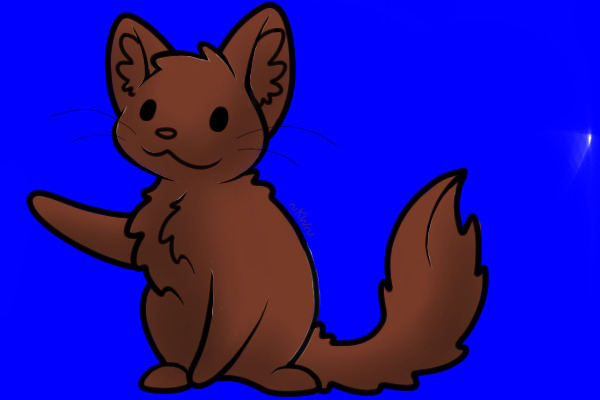Yay! It's a chocolate kitty!