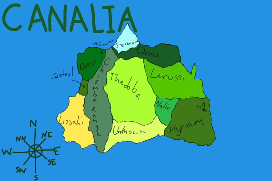 Map of Canalia