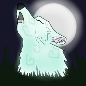 Colored In Howling Wolf