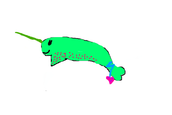 Baby narwhal