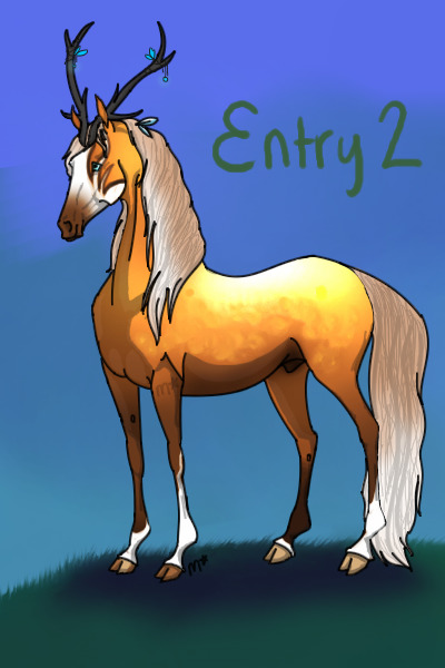 Entry Two - Dark Palomino Stallion