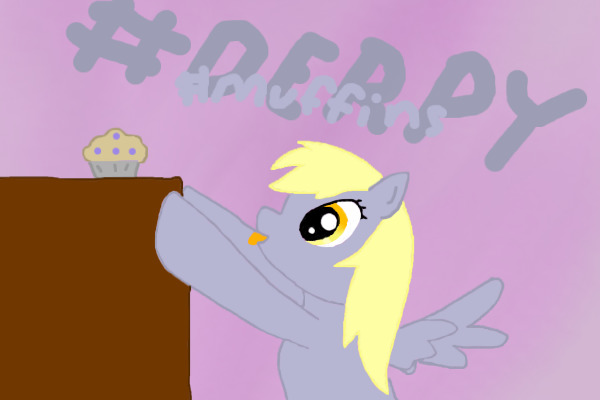 Derpy Hooves+Muffins