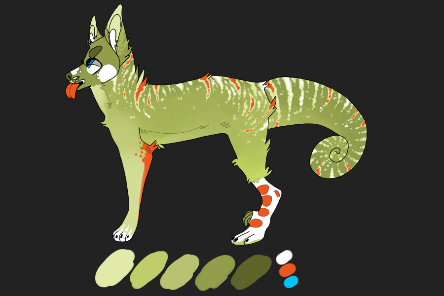 lizard dog #04 ((winner))