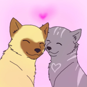 Cat couple avatar