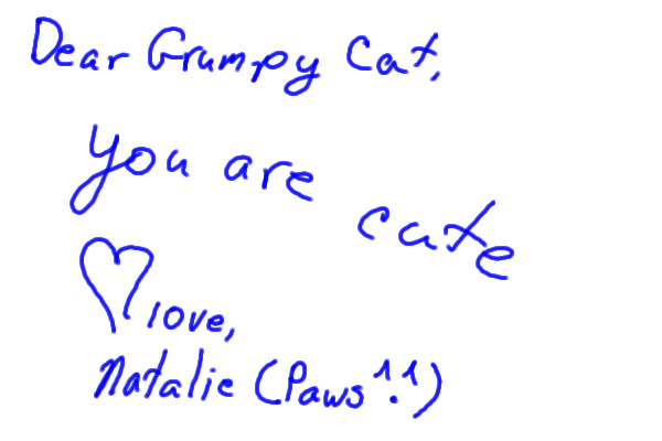 Dear Grumpy Cat
