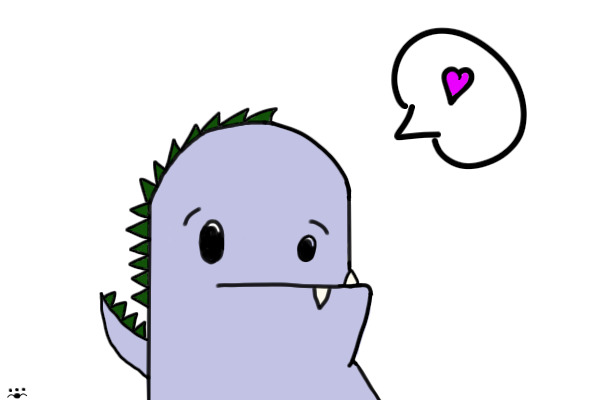 Cute dinosaur editable