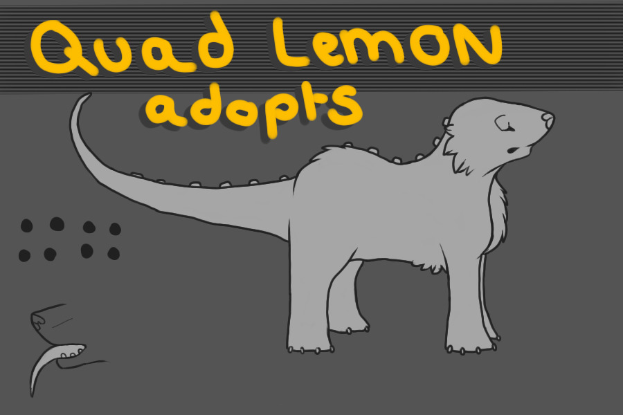 Quad Lemon Adopts! -Posting welcome-
