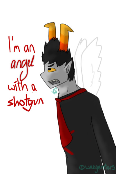 i'm an angel with a shotgun