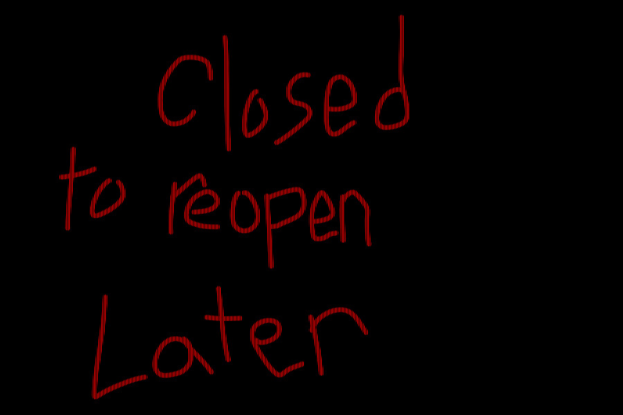 CLOSED AND REOPENING LATER URHE