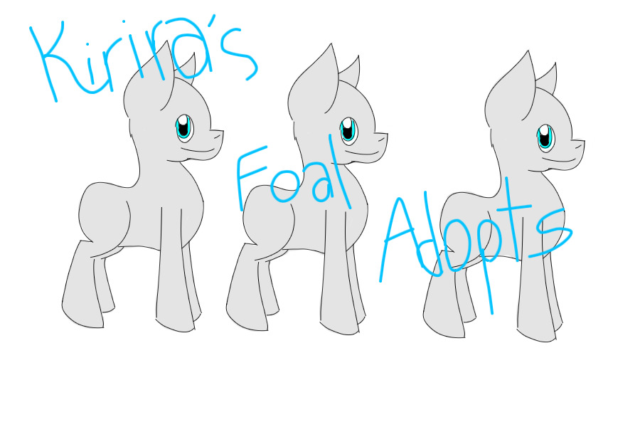 Kirira's Foal Adopts!~ (CLOSED! No posting please <3)