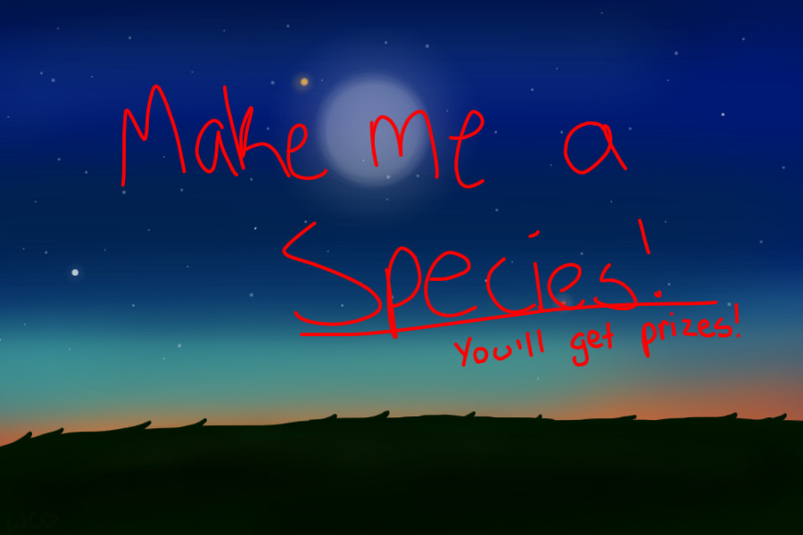 Make Me A Species!! {Win Some Rares!}