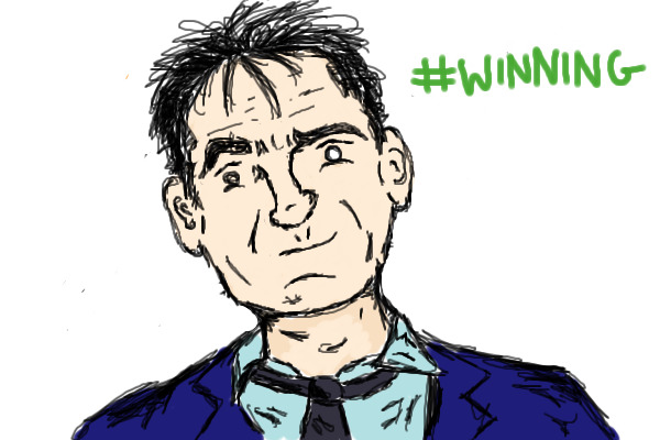 Lil sketchy thing I did of Charlie Sheen