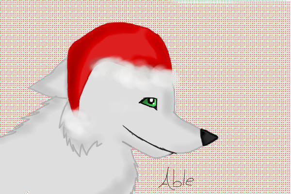 Christmas Wolf :3