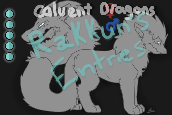 My Entires For Calvent Dragon Artist Competition