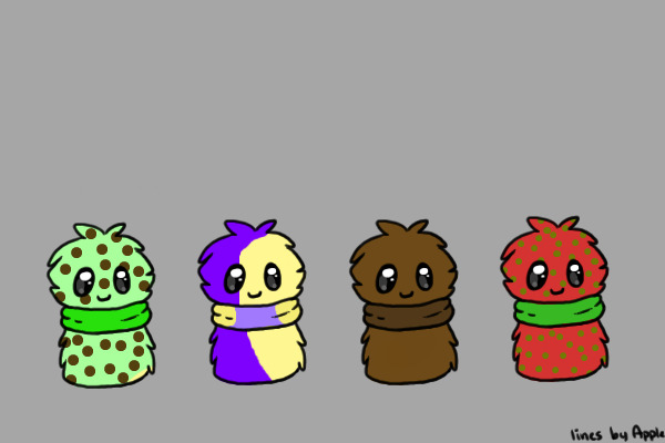 Scarf Blobs-Lines by Apple