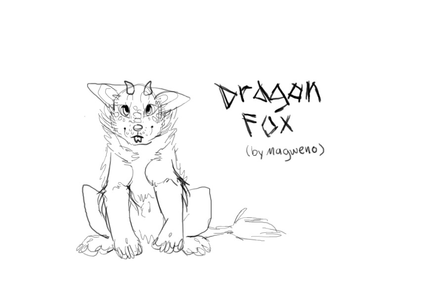 Dragon Fox Fanart