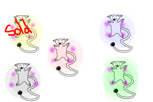 glowing orb kitties!