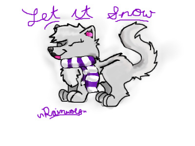 Let it Snow pup!! =D