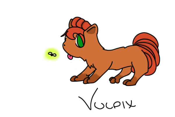 Vulpix and a Firefly