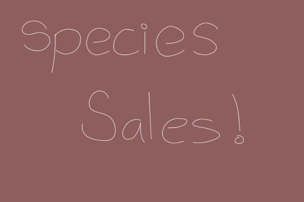 Species Concept Sales