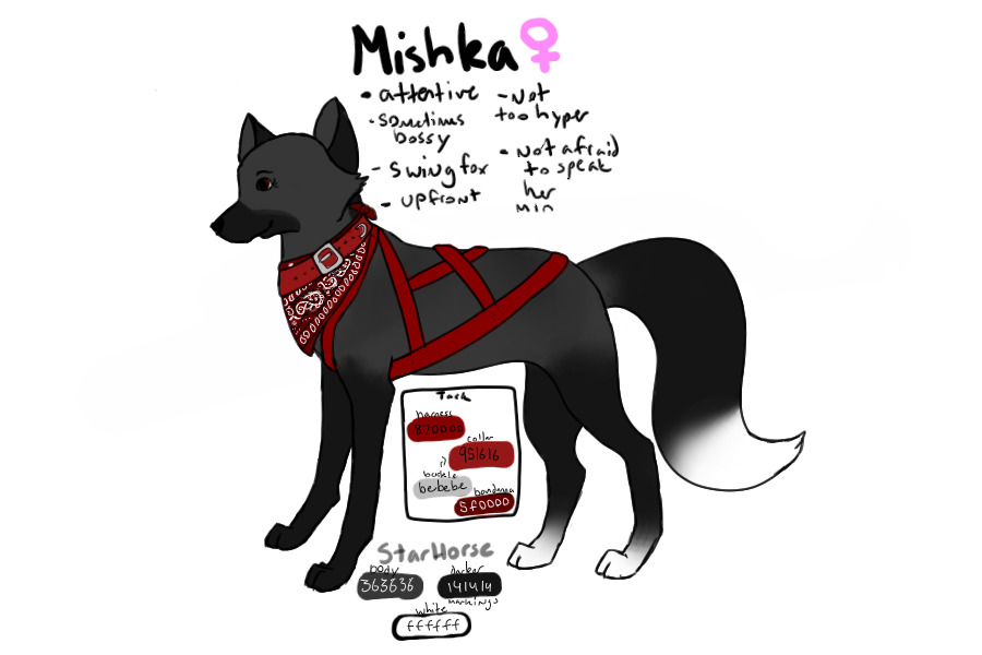 Mishka ~ Fox Sled Team ~ With Items