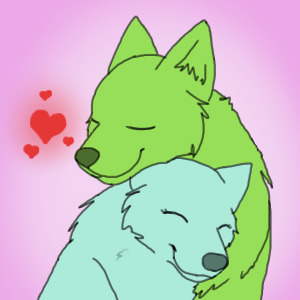 Canine couple avatar