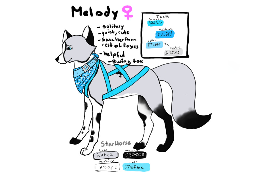 Melody ~ Sled Fox Team ~ Tack