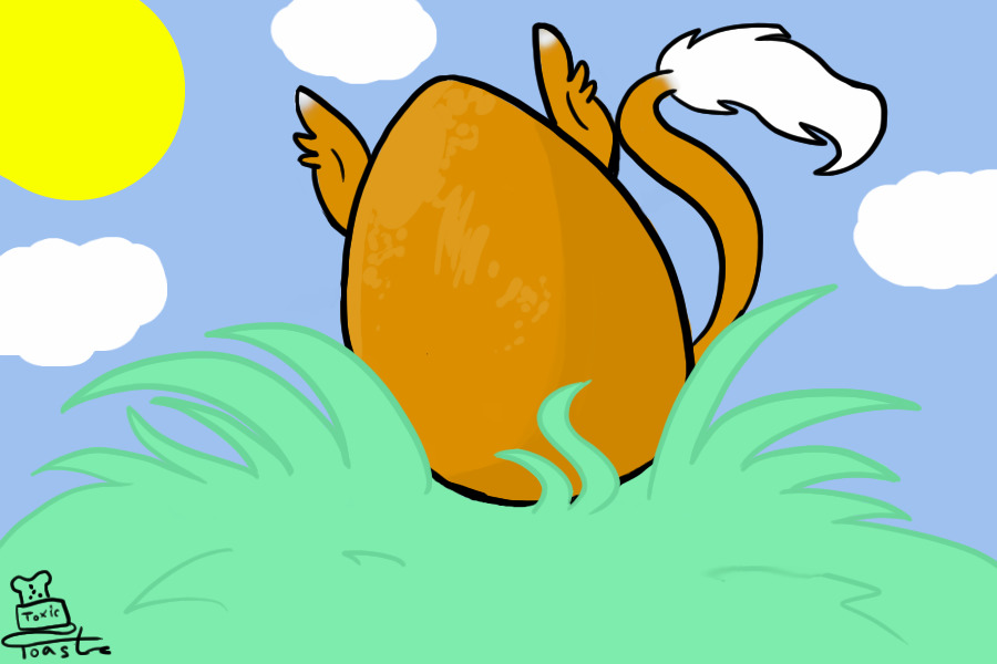 Fox egg! (Lines not by me)