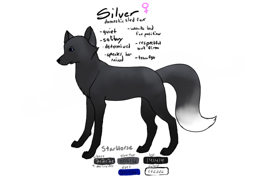 Silver ~ Sled Fox Team