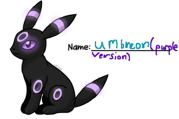 Umbreon (Purple Version)