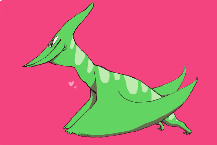 Pteranodon character: Shamrock!