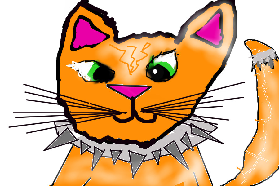Orange Tabby Cat (drawing)