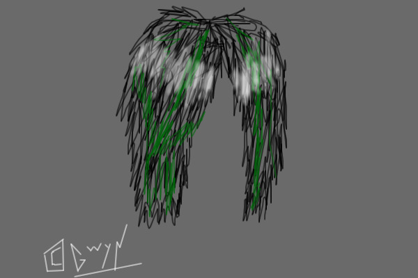 Emo hair sketch *male*