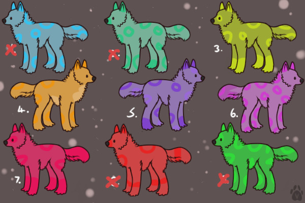 Bubbles! - 2 Tokens apiece; Quick Adopts! <3 Adopt one? :D