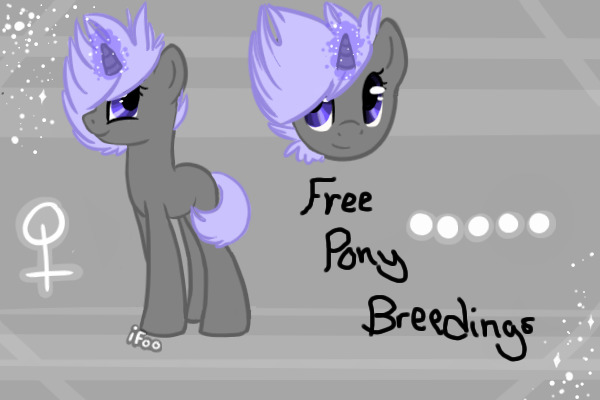Free Pony Breedings---closed