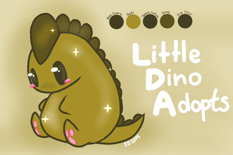 Little Dino #6 - Gold