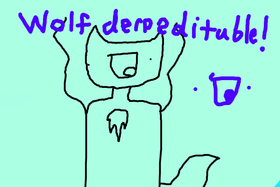 Wolf derp editable!