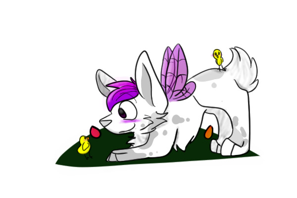 Playing with the chickies <3