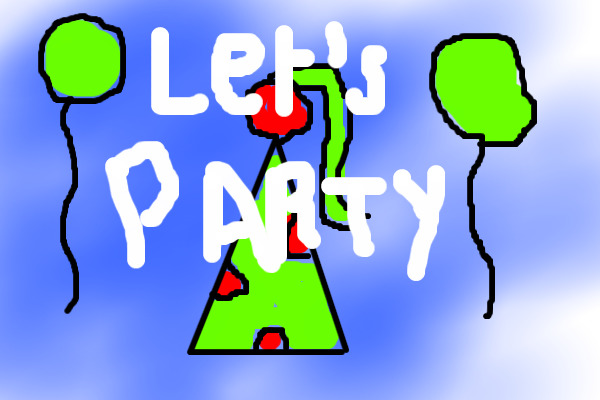Let's Party Editable