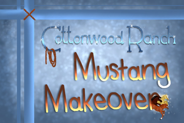 CWHR's Mustang Makeover -WINNERS ANNOUNCED-