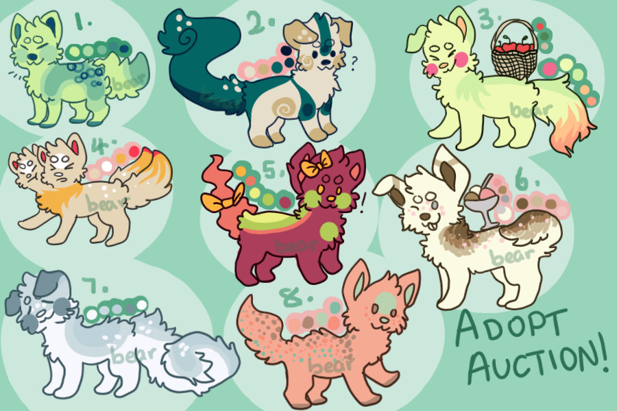 pup adopts for auction! (over!)